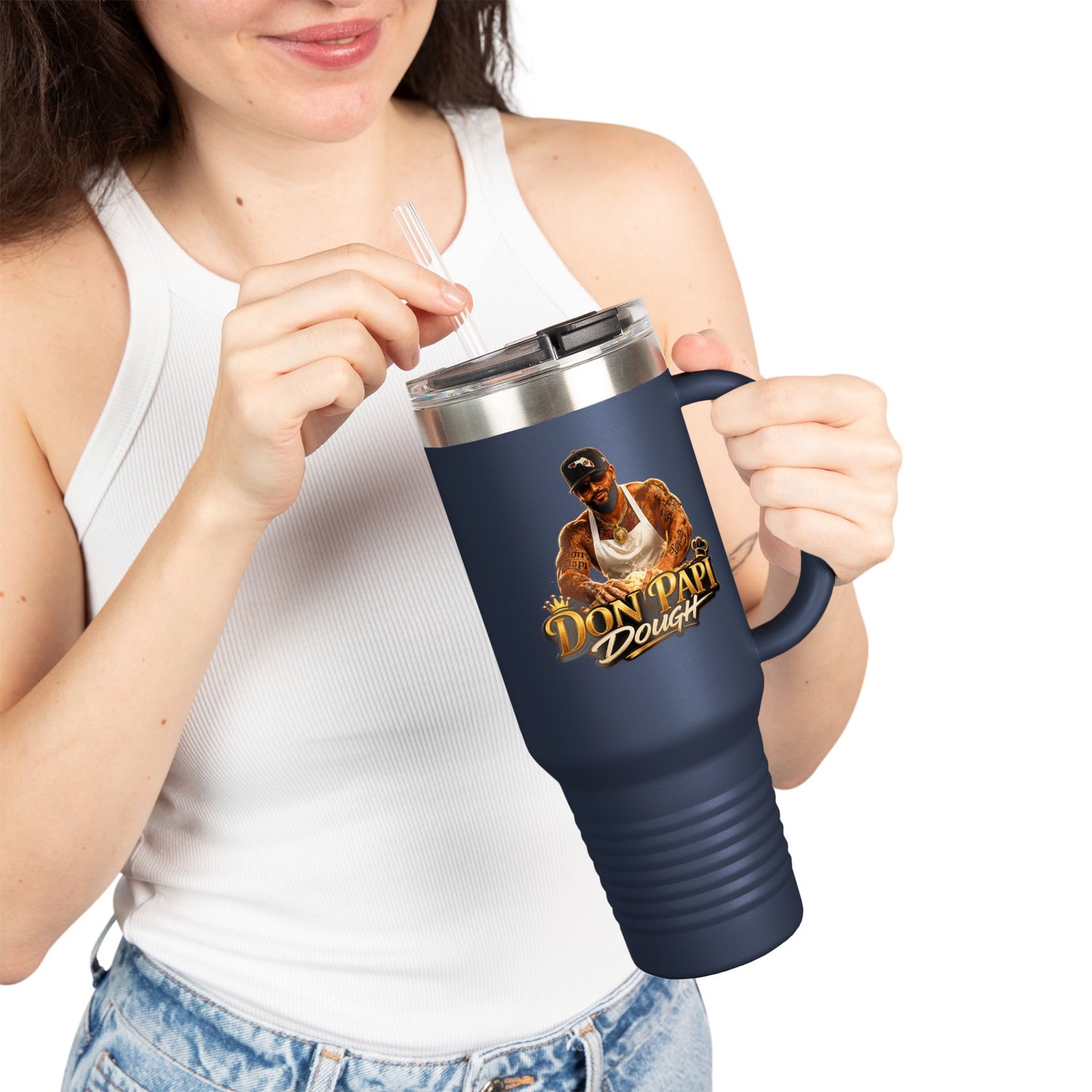 Don Papi Dough Logo Travel Mug | 40oz Insulated Tumbler
