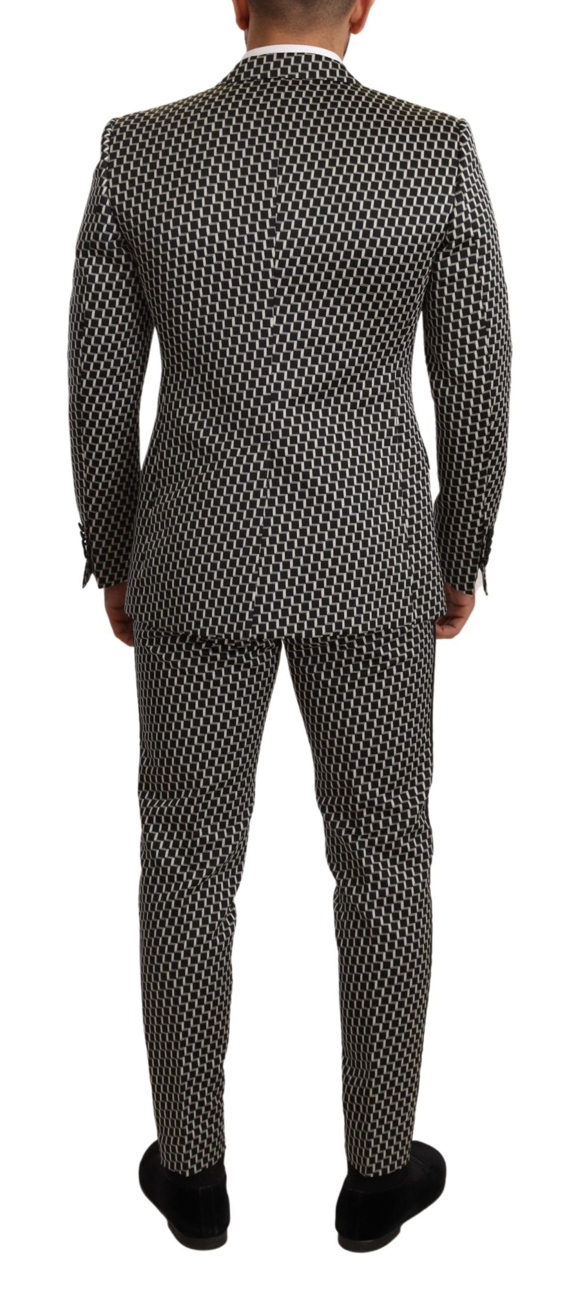 Dark Gray Check 3 Piece Set MARTINI Suit