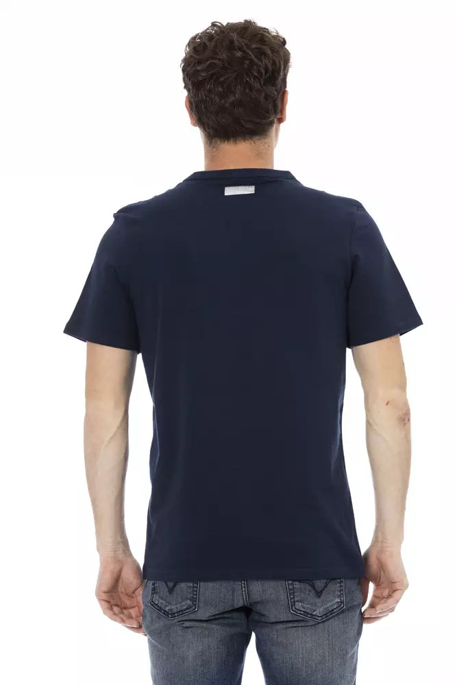 Black Cotton Men T-Shirt