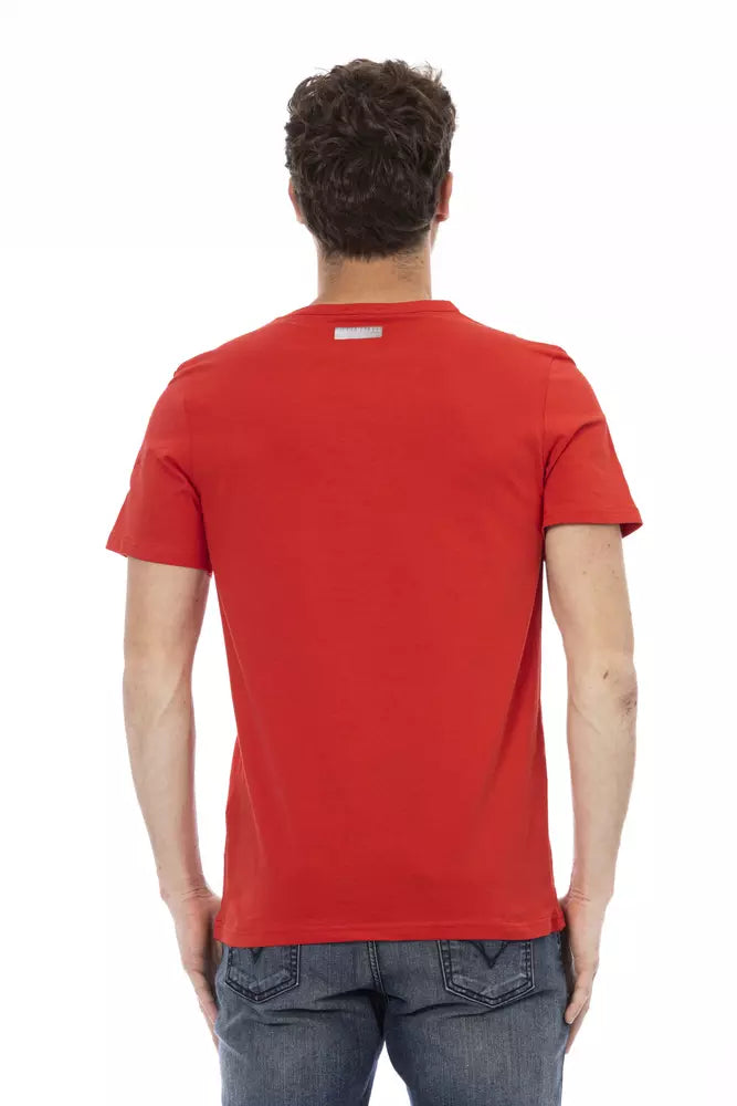 Black Cotton Men T-Shirt