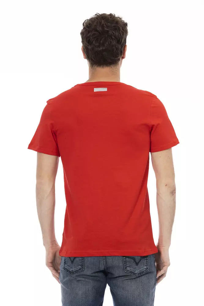 Black Cotton Men T-Shirt