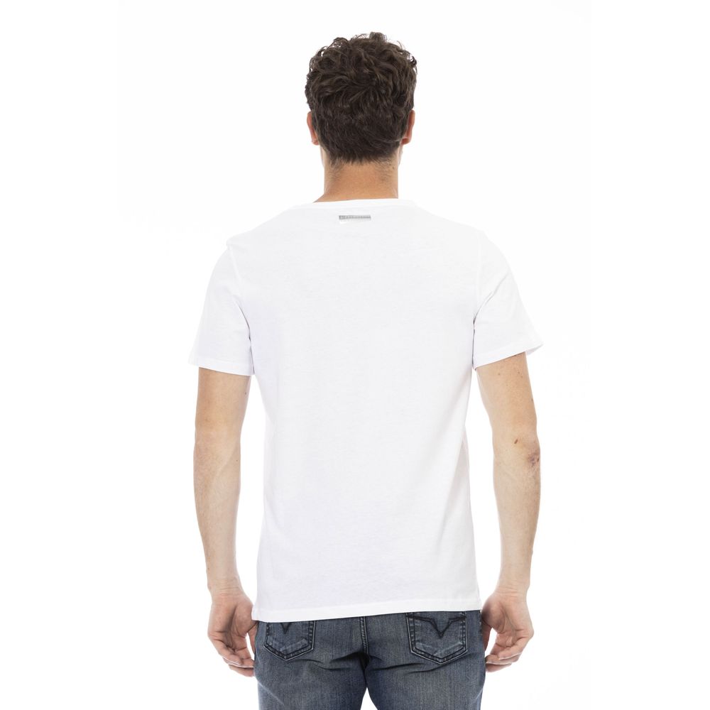 Black Cotton Men T-Shirt