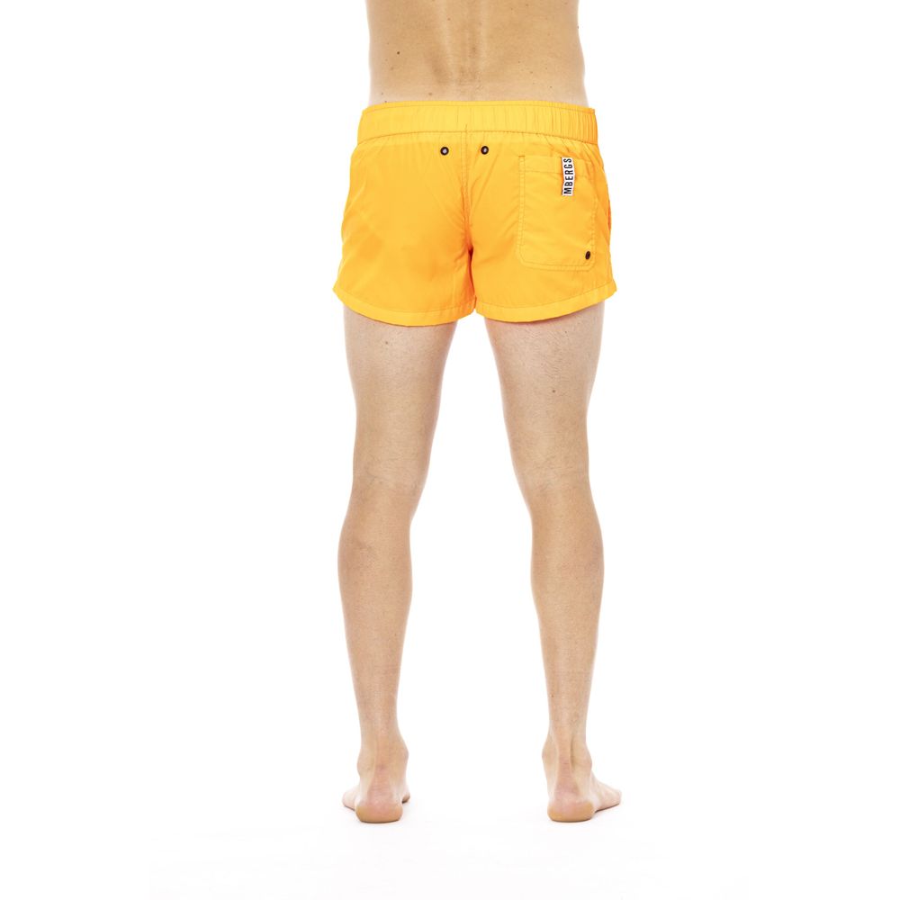Black Polyamide Men Swimsuit