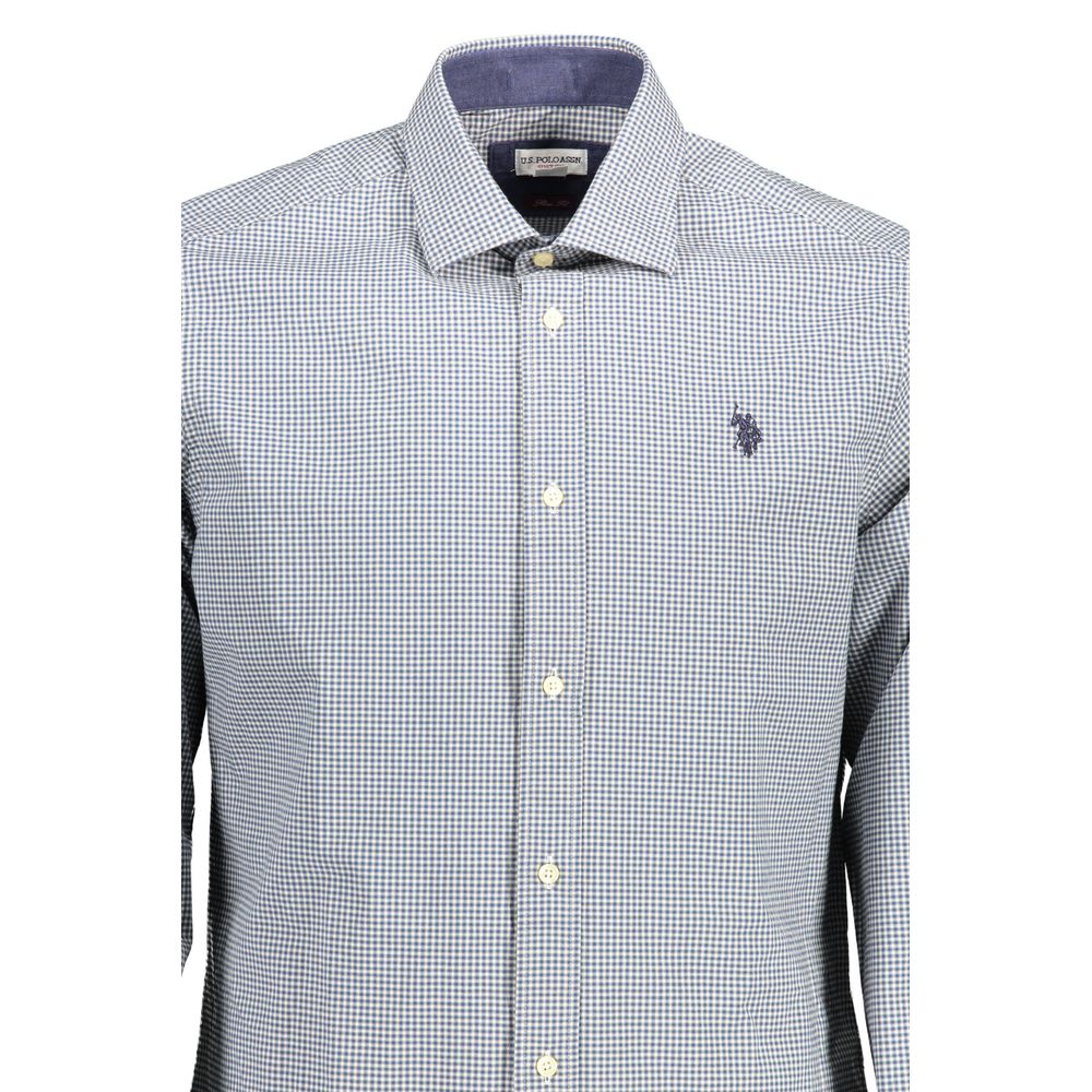 Azzurro Cotton Men's Shirt