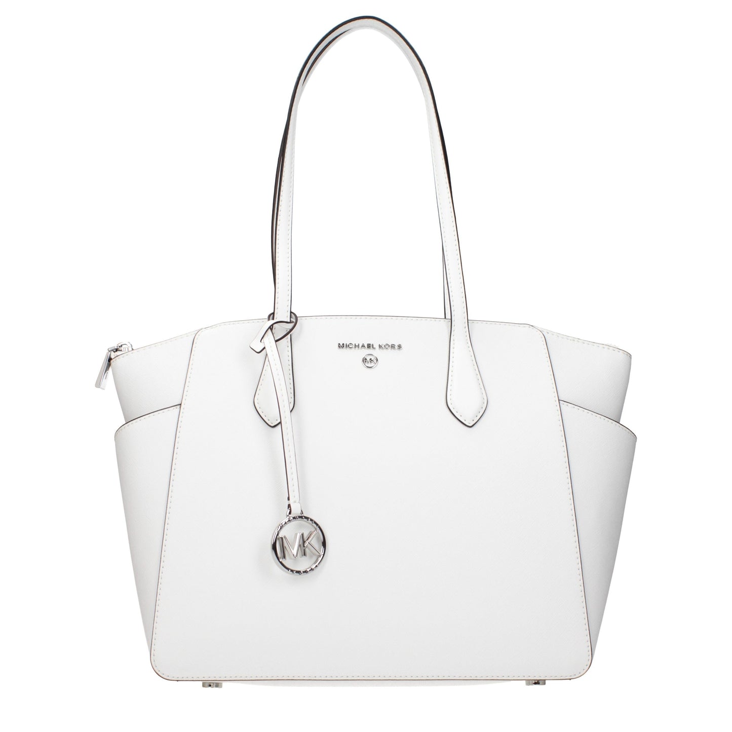 White Leather Shoulder Bag