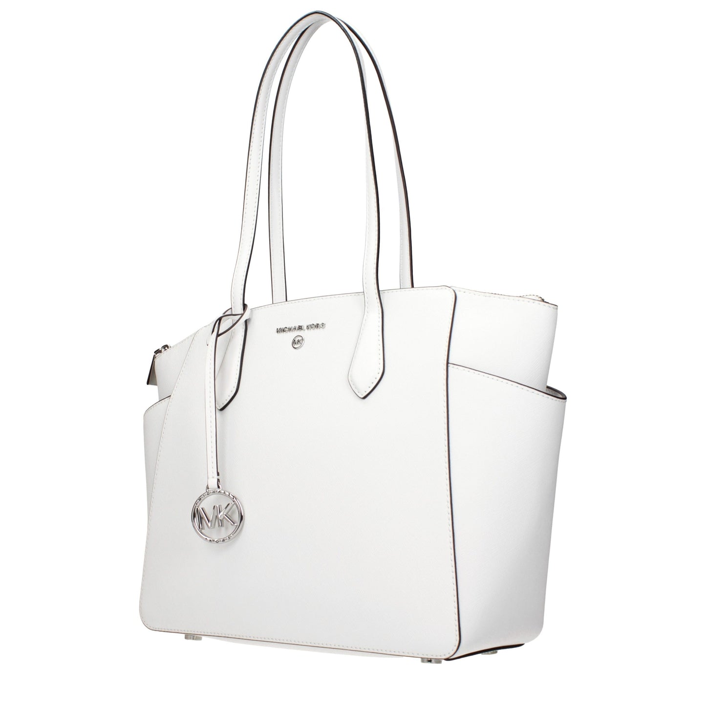 White Leather Shoulder Bag