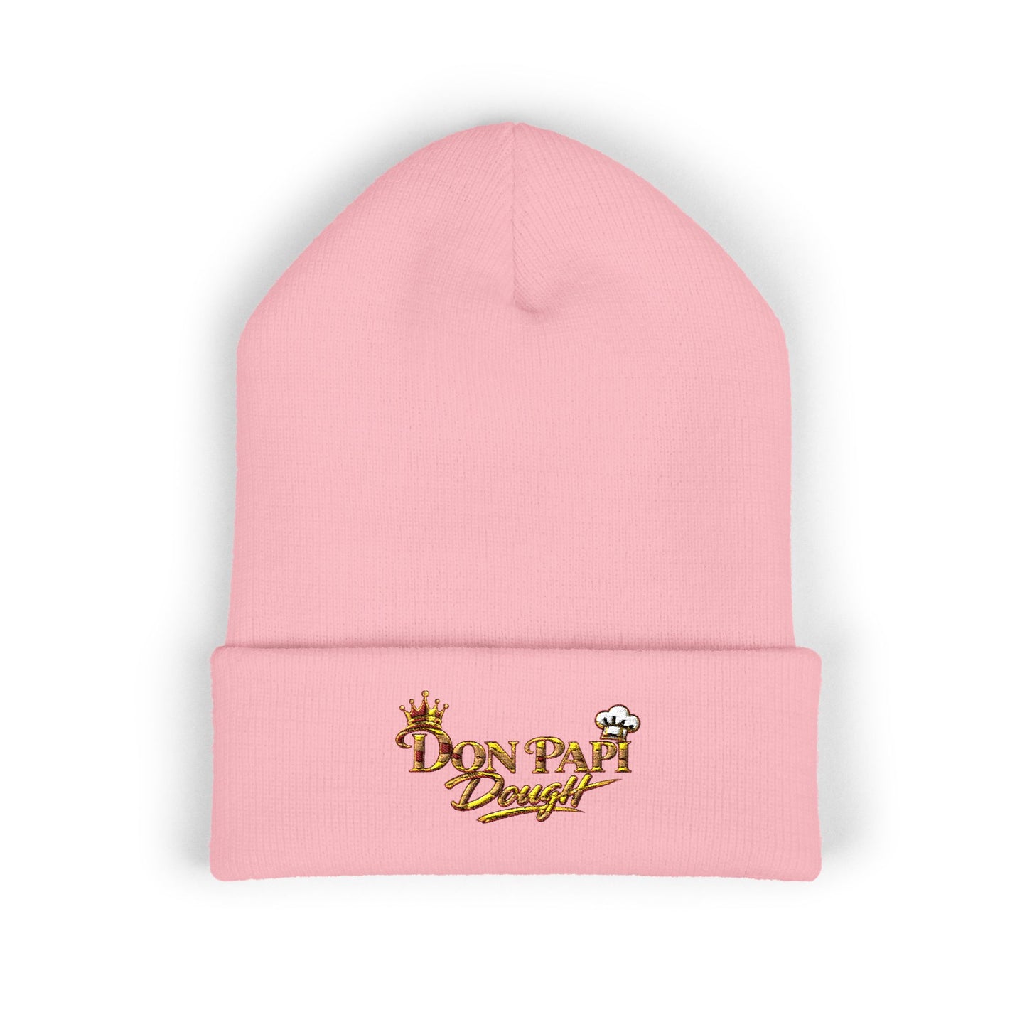 Don Papi Dough Gold Embroidered Cuffed Beanie