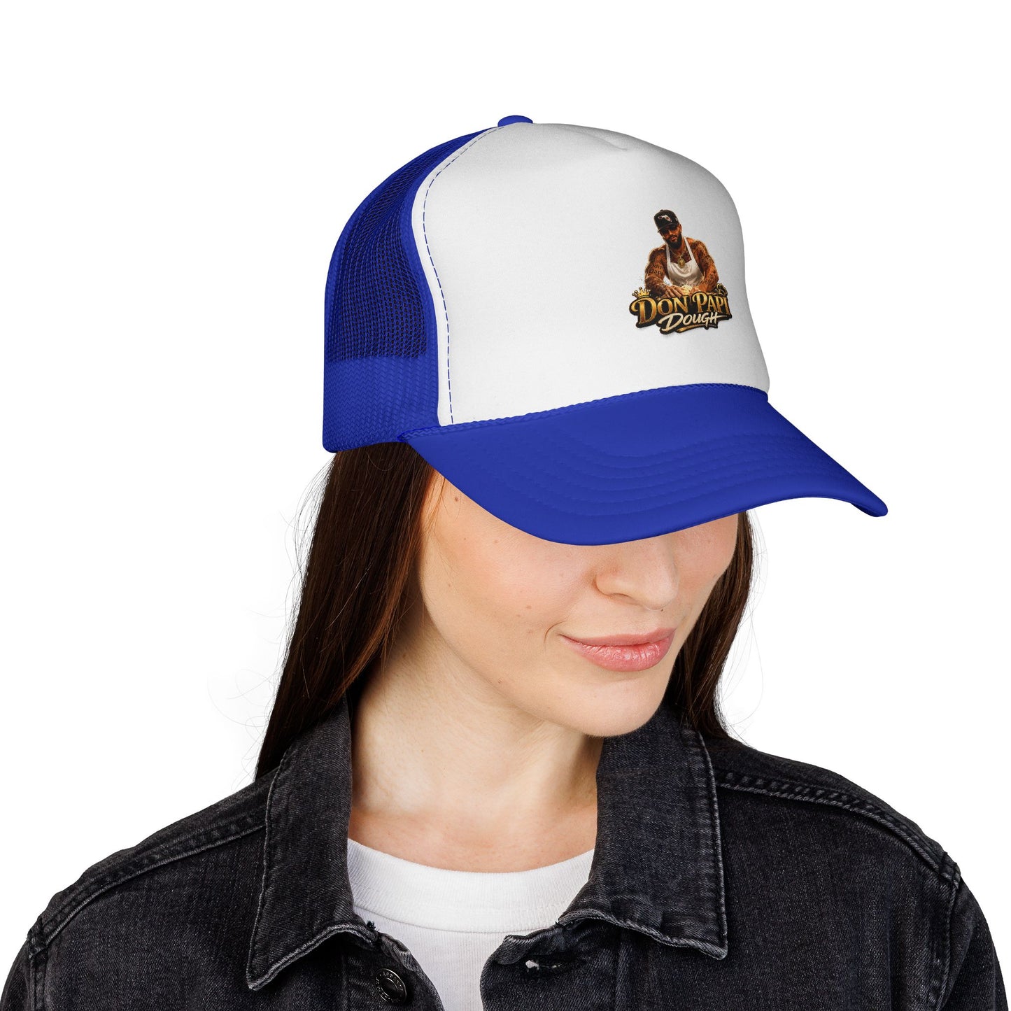 Don Papi Dough logo Trucker Cap | Urban Streetwear, Mesh Back Hat