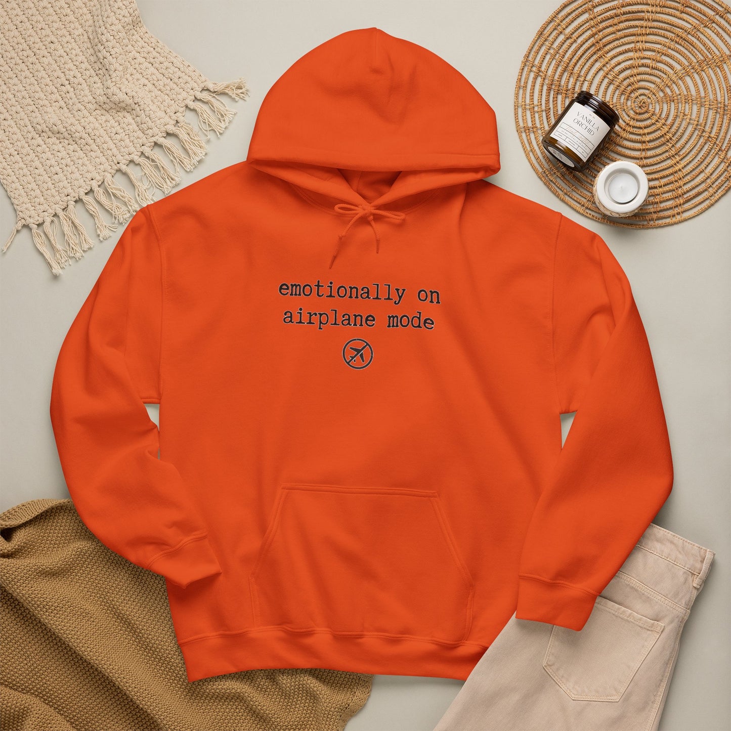Emotionally on Airplane Mode Hoodie