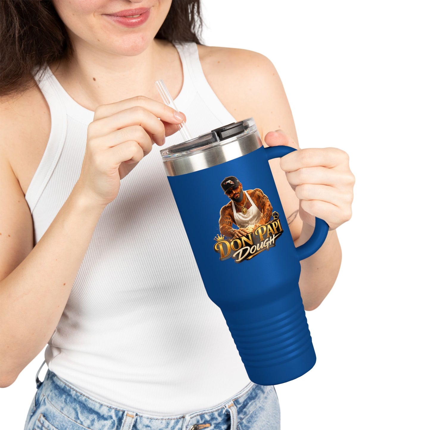 Don Papi Dough Logo Travel Mug | 40oz Insulated Tumbler