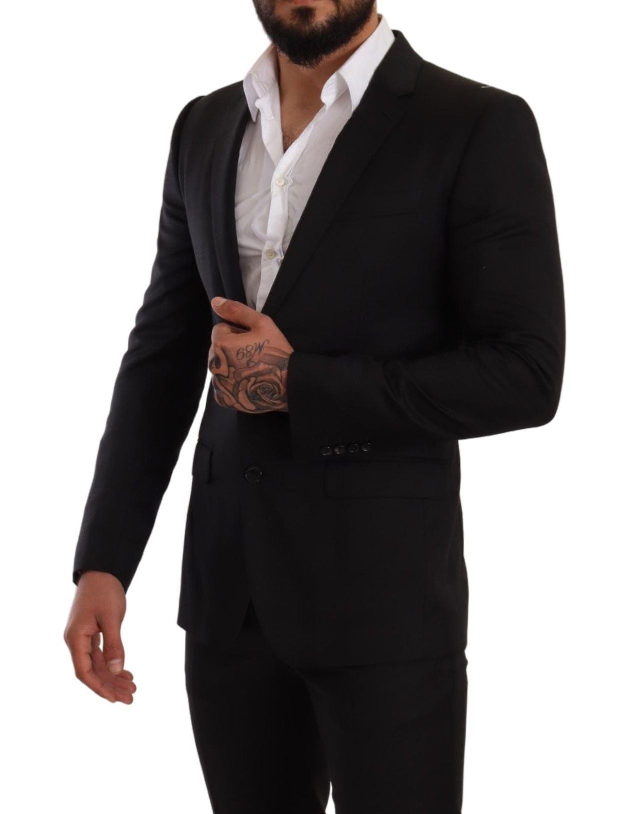 Dark Gray Check MARTINI SLIM FIT 2 Piece Suit