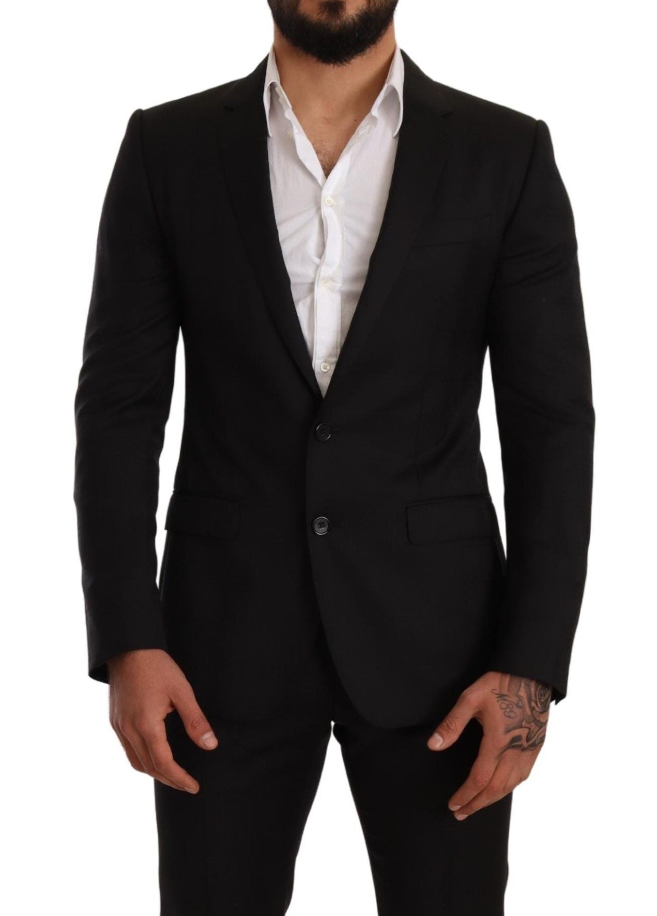 Dark Gray Check MARTINI SLIM FIT 2 Piece Suit
