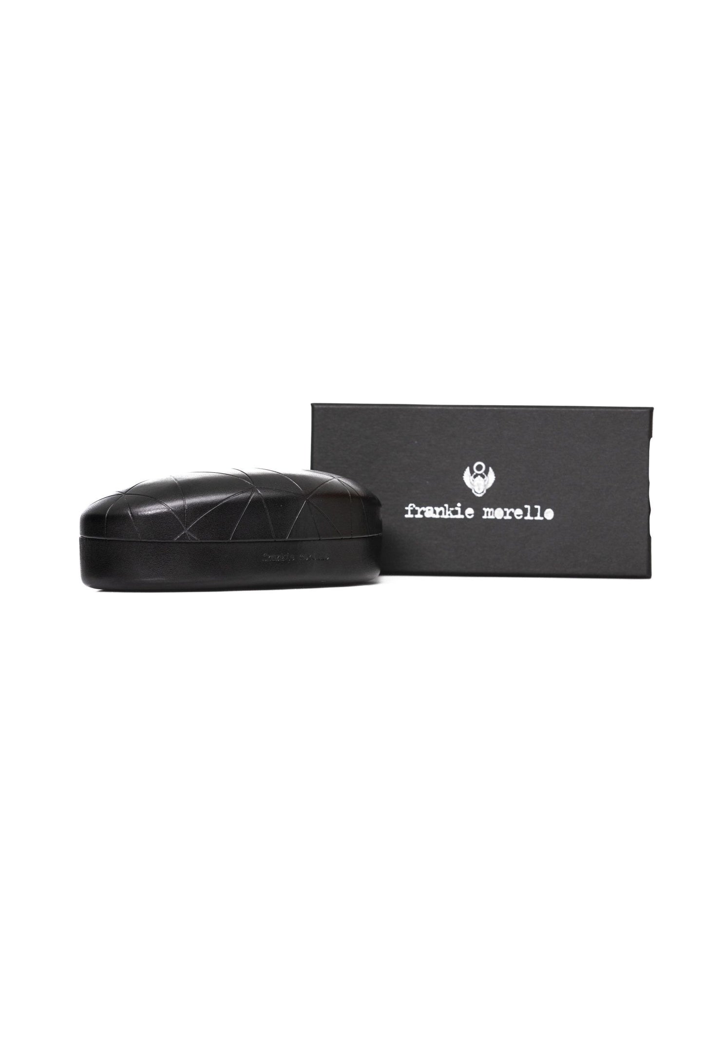 Black Metallic Men's Eyeglass Frame