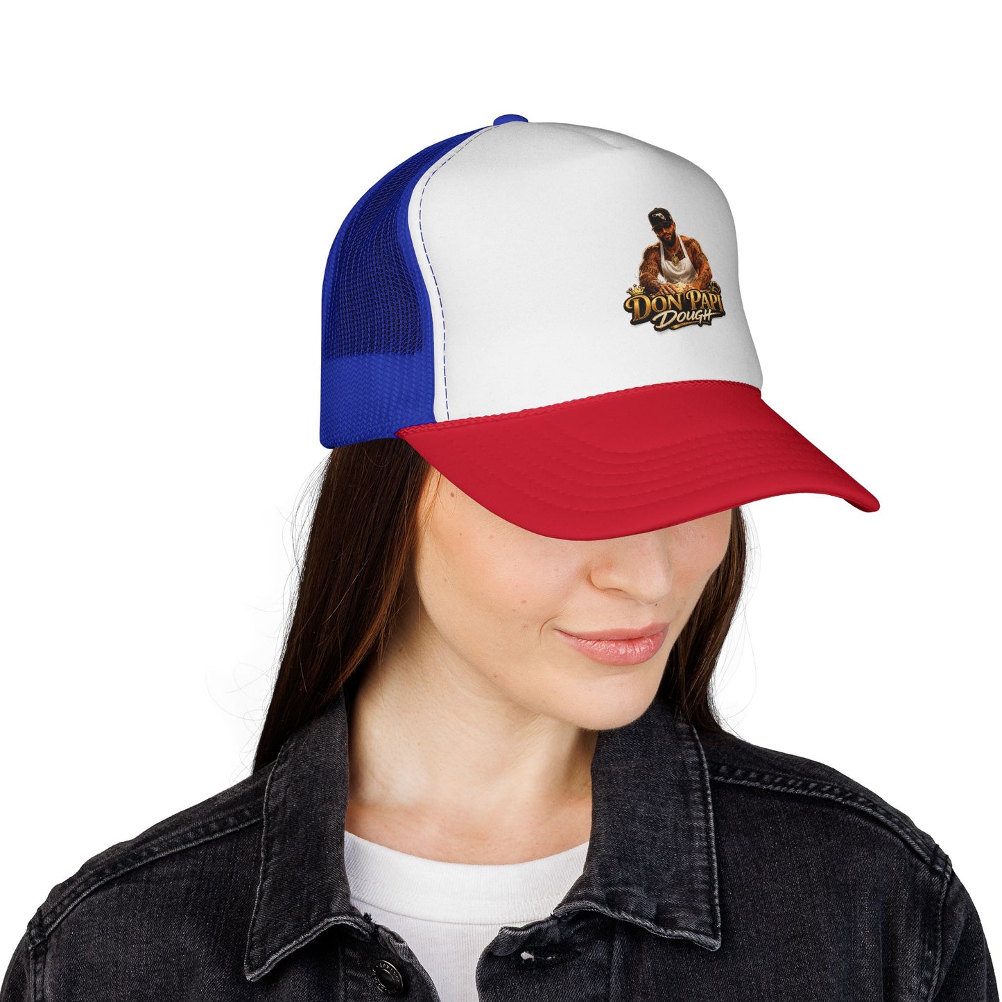 Don Papi Dough logo Trucker Cap | Urban Streetwear, Mesh Back Hat