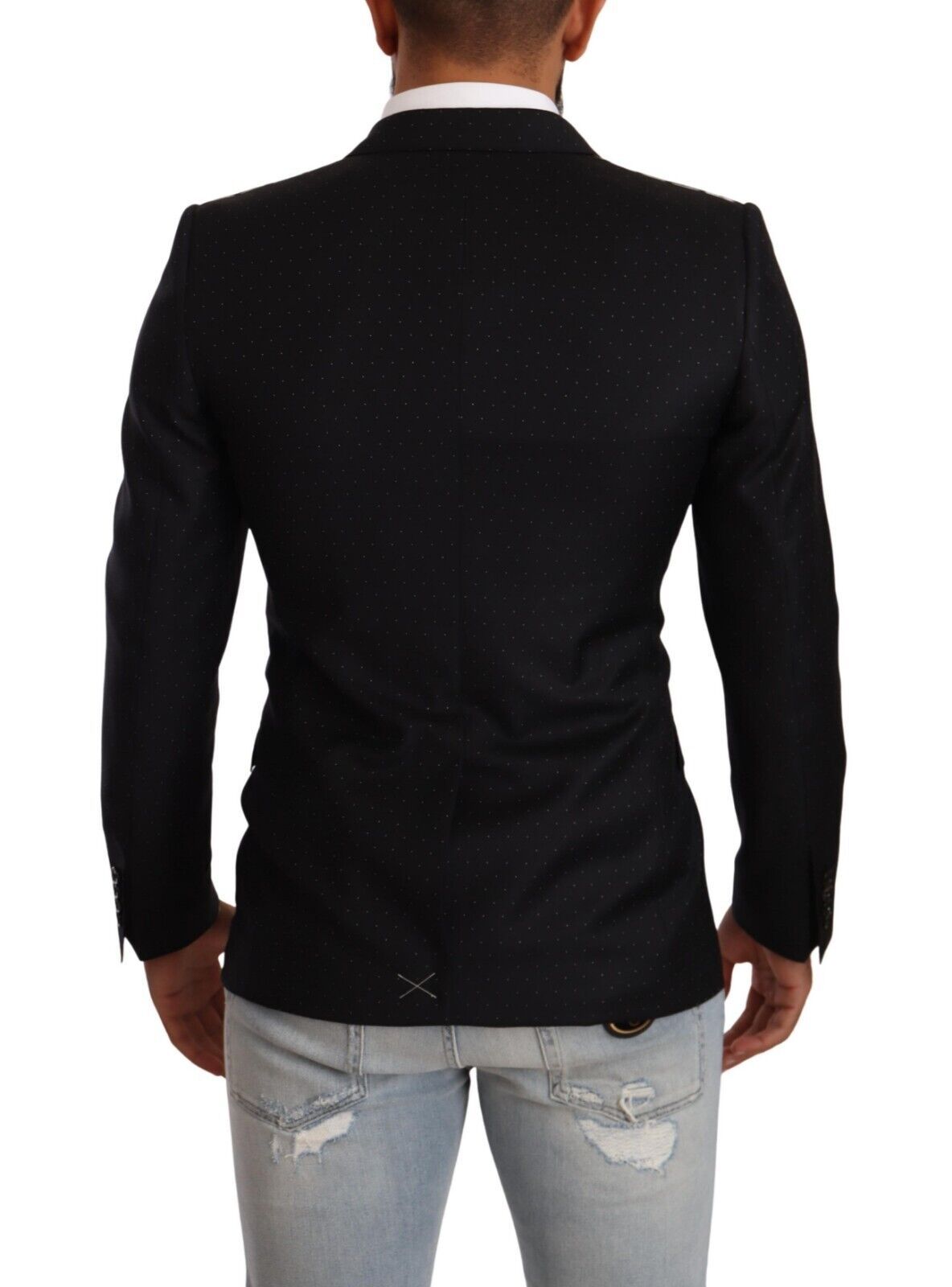 Dark Gray Dotted Double Breasted MARTINI Jacket
