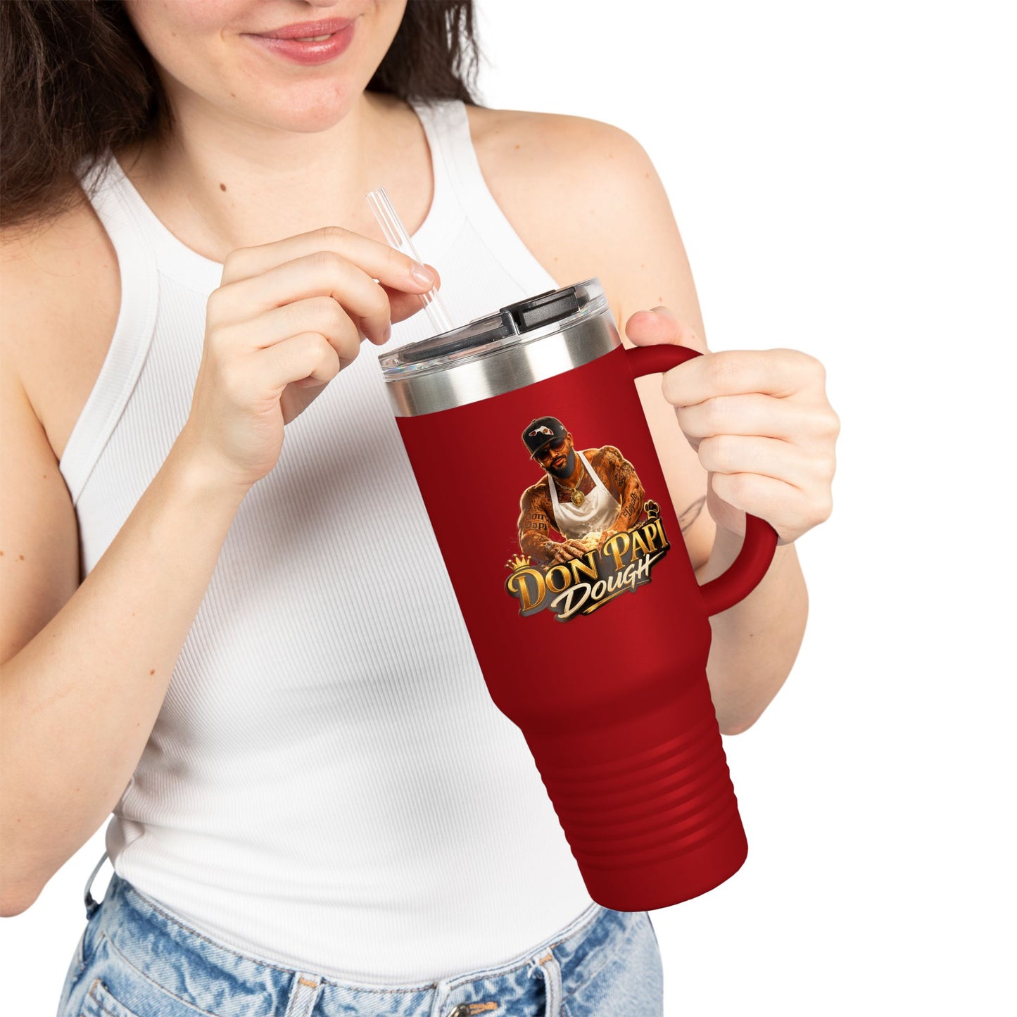 Don Papi Dough Logo Travel Mug | 40oz Insulated Tumbler