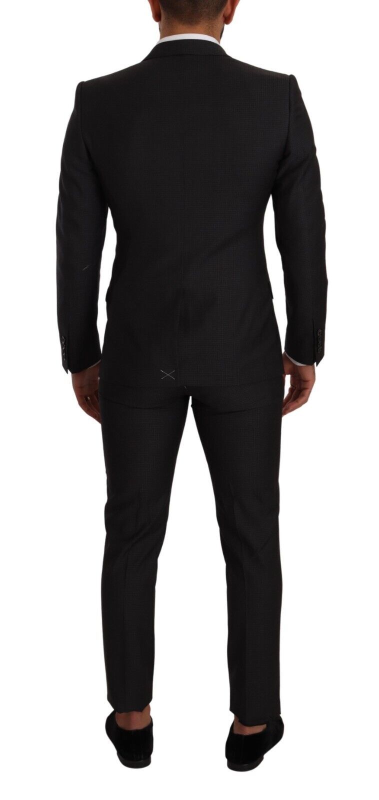 Dark Gray MARTINI Single Breasted 2 Piece Suit
