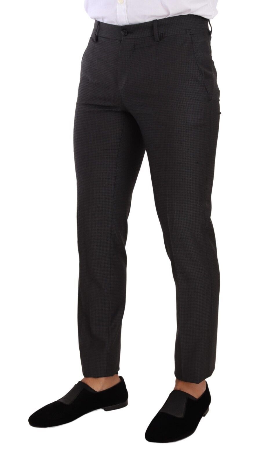 Dark Gray MARTINI Single Breasted 2 Piece Suit