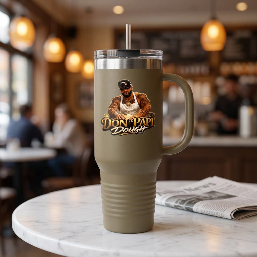 Don Papi Dough Logo Travel Mug | 40oz Insulated Tumbler