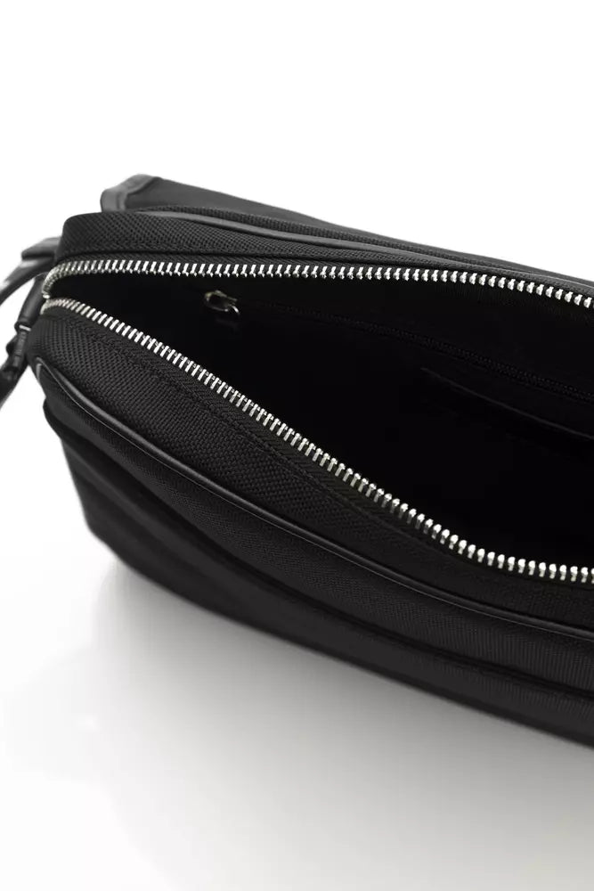 Black Nylon Men Crossbody