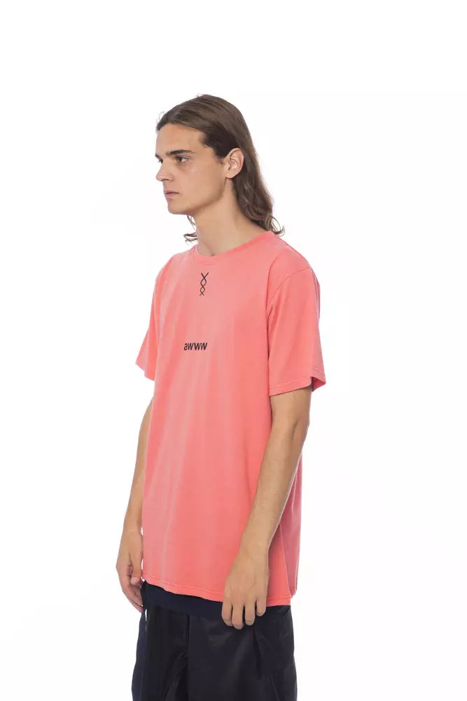"Multicolor Cotton Men T-Shirt"