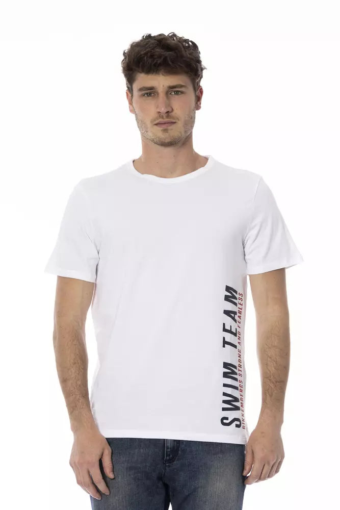 Black Cotton Men T-Shirt
