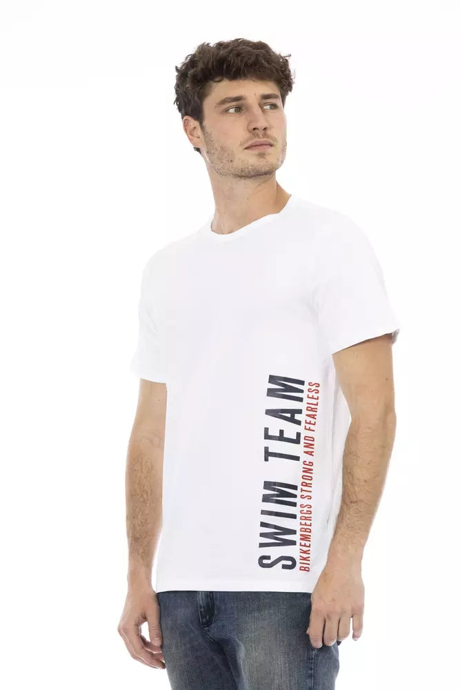 Black Cotton Men T-Shirt