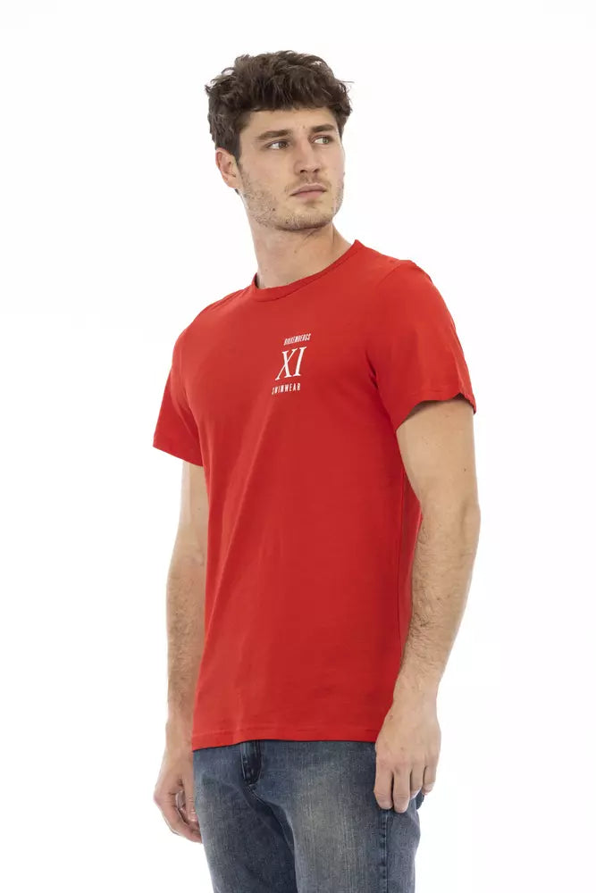 Black Cotton Men T-Shirt