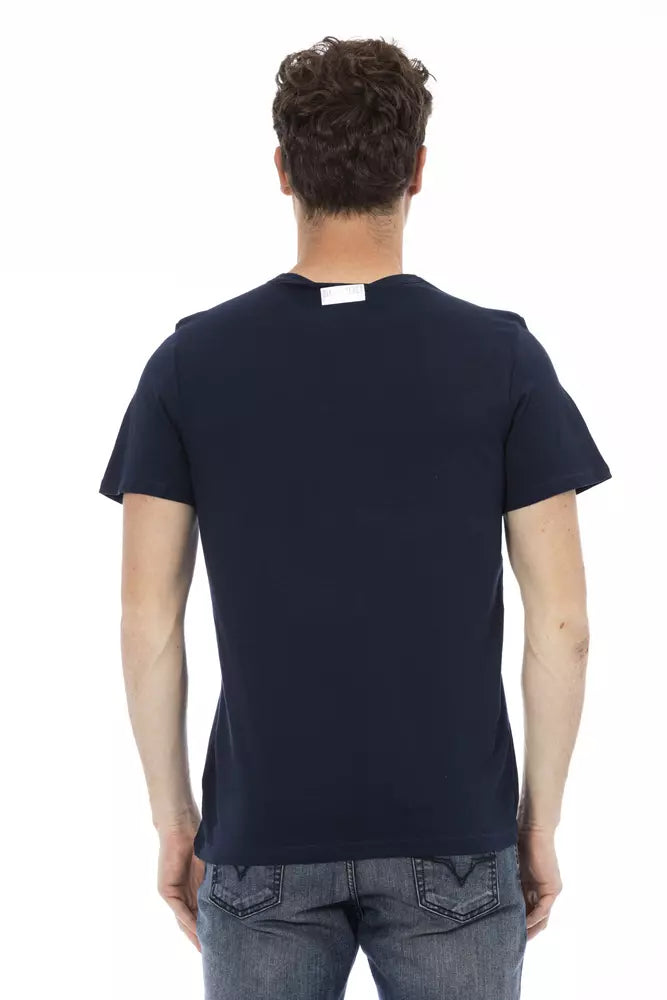 Black Cotton Men T-Shirt