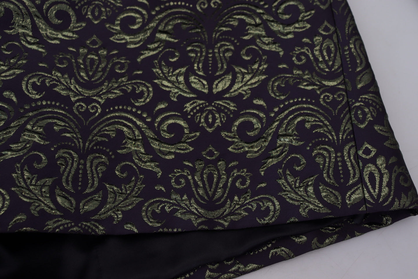 Dark Gray Purple Baroque Jacket Blazer Robe