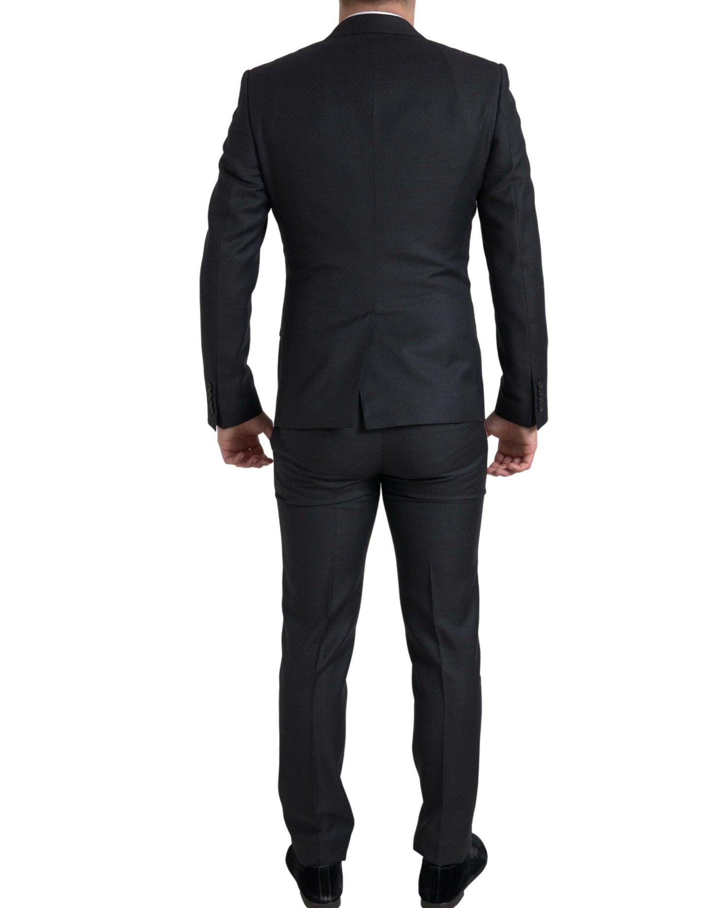 Dark Gray 3 Piece Single Breasted MARTINI Suit