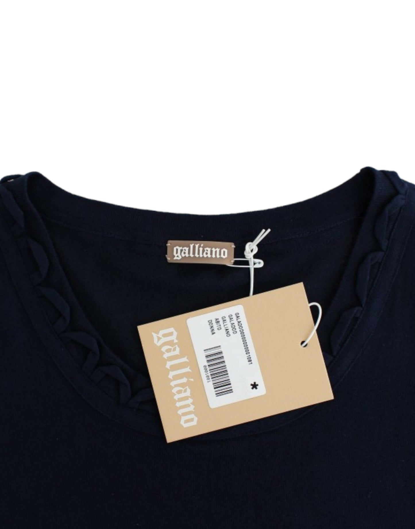 Blue cotton jersey dress