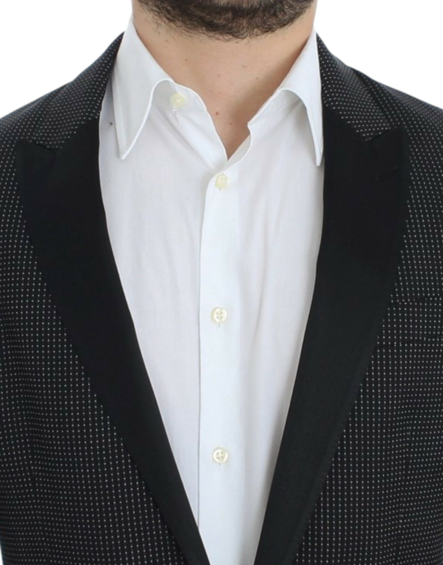 Dark Gray Wool Silk Slim MARTINI Jacket Blazer