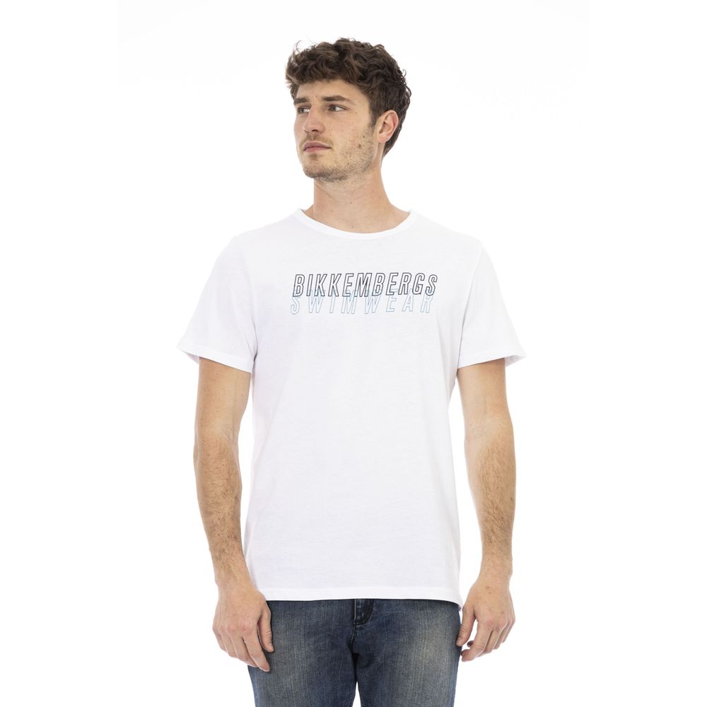 Black Cotton Men T-Shirt