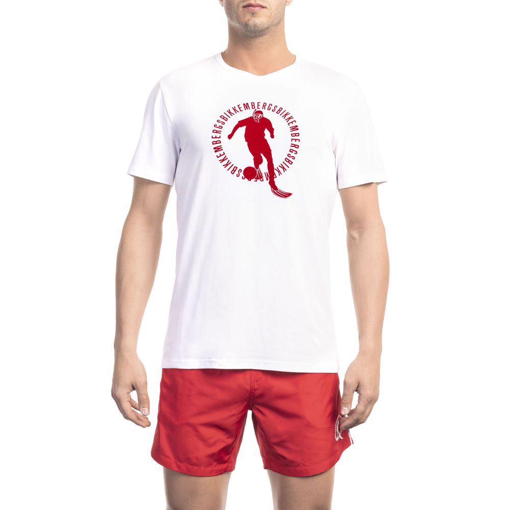 Black Cotton Men T-Shirt