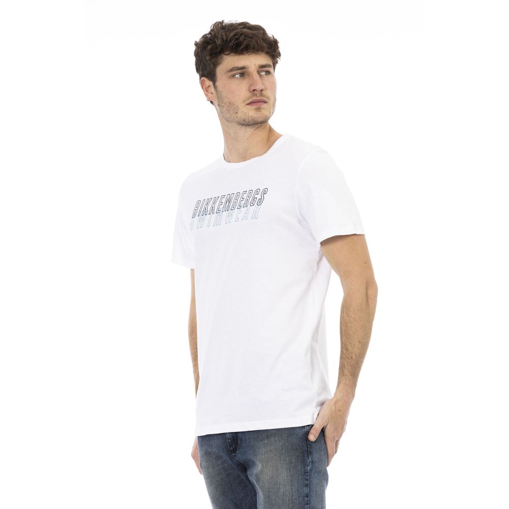 Black Cotton Men T-Shirt