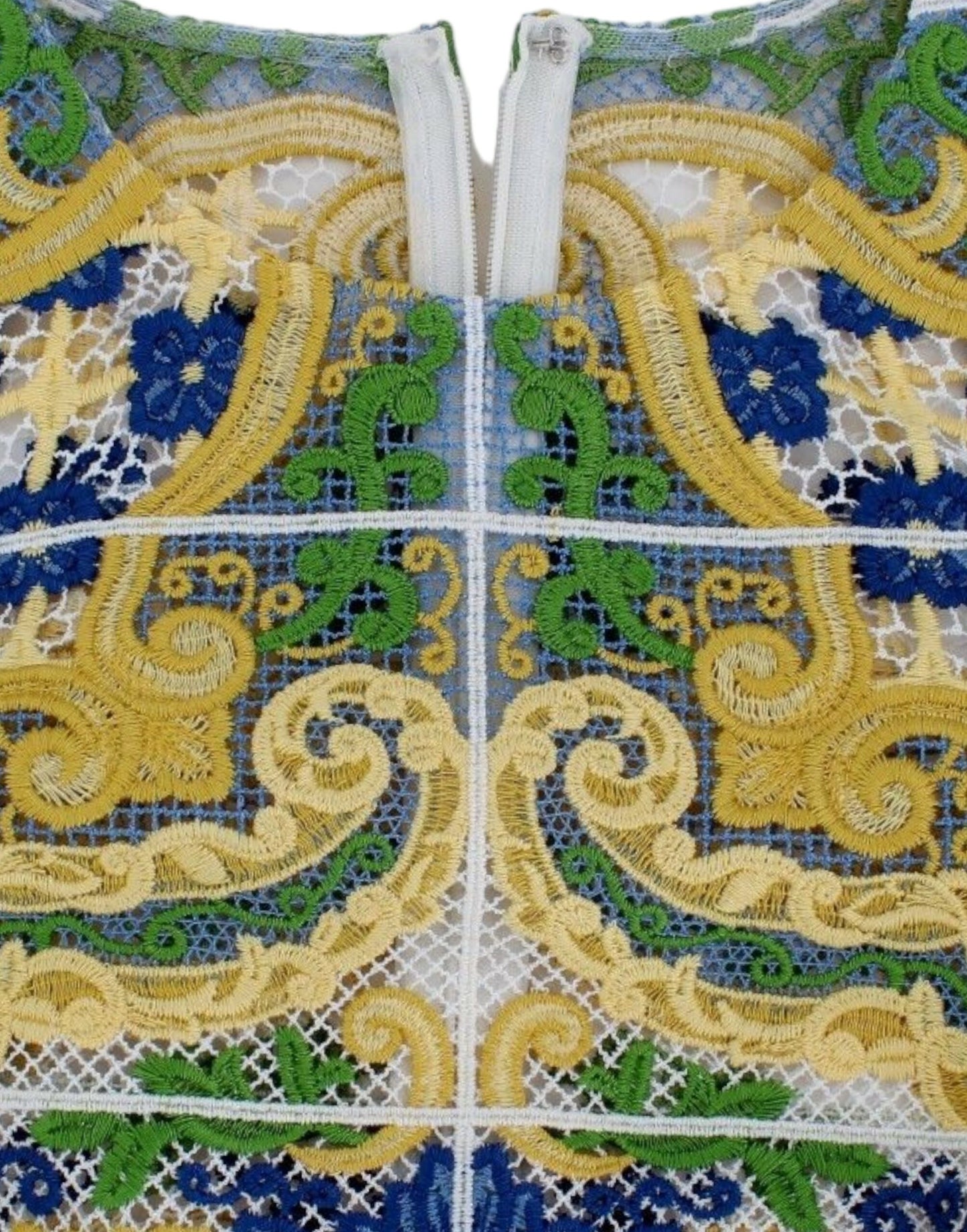 Multicolor Majolica Embroidered Sweater