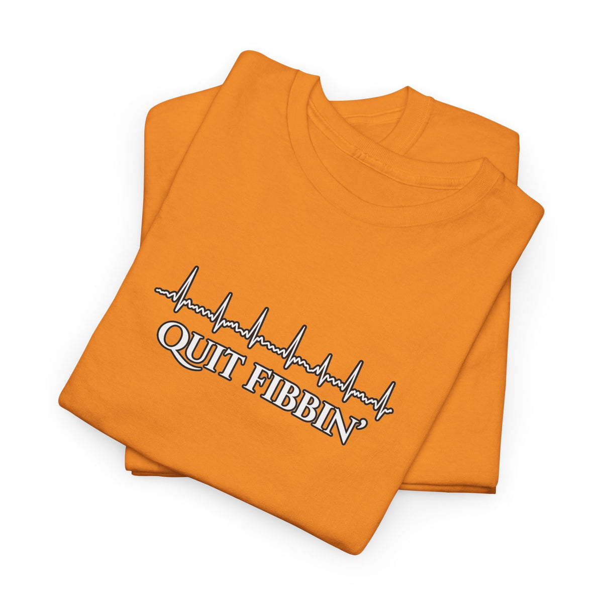 Quit Fibbin’ ECG Shirt | Funny Atrial Fibrillation EKG Tee | Telemetry Monitor Tech Shirt | Cardiac Nurse Healthcare Gift