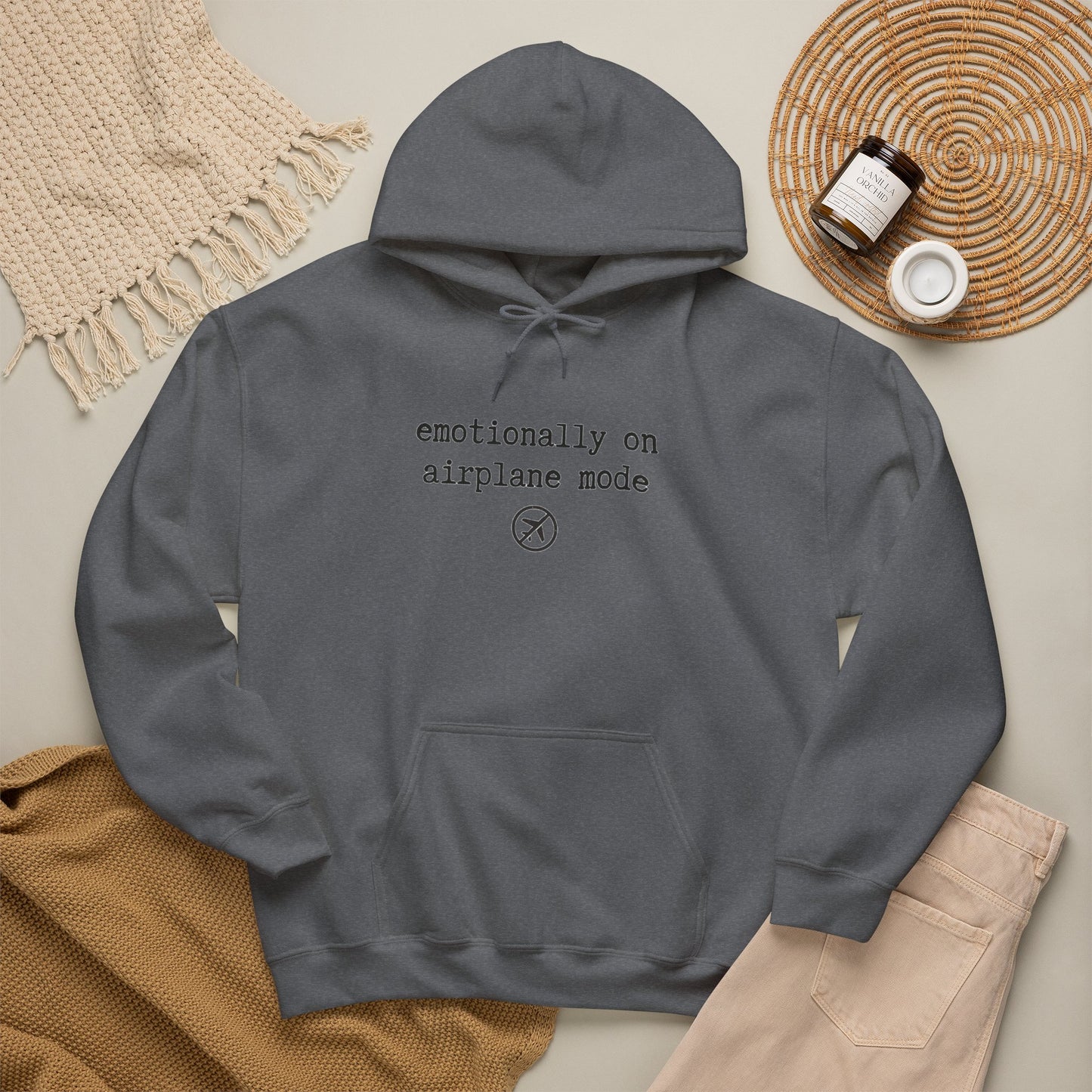 Emotionally on Airplane Mode Hoodie