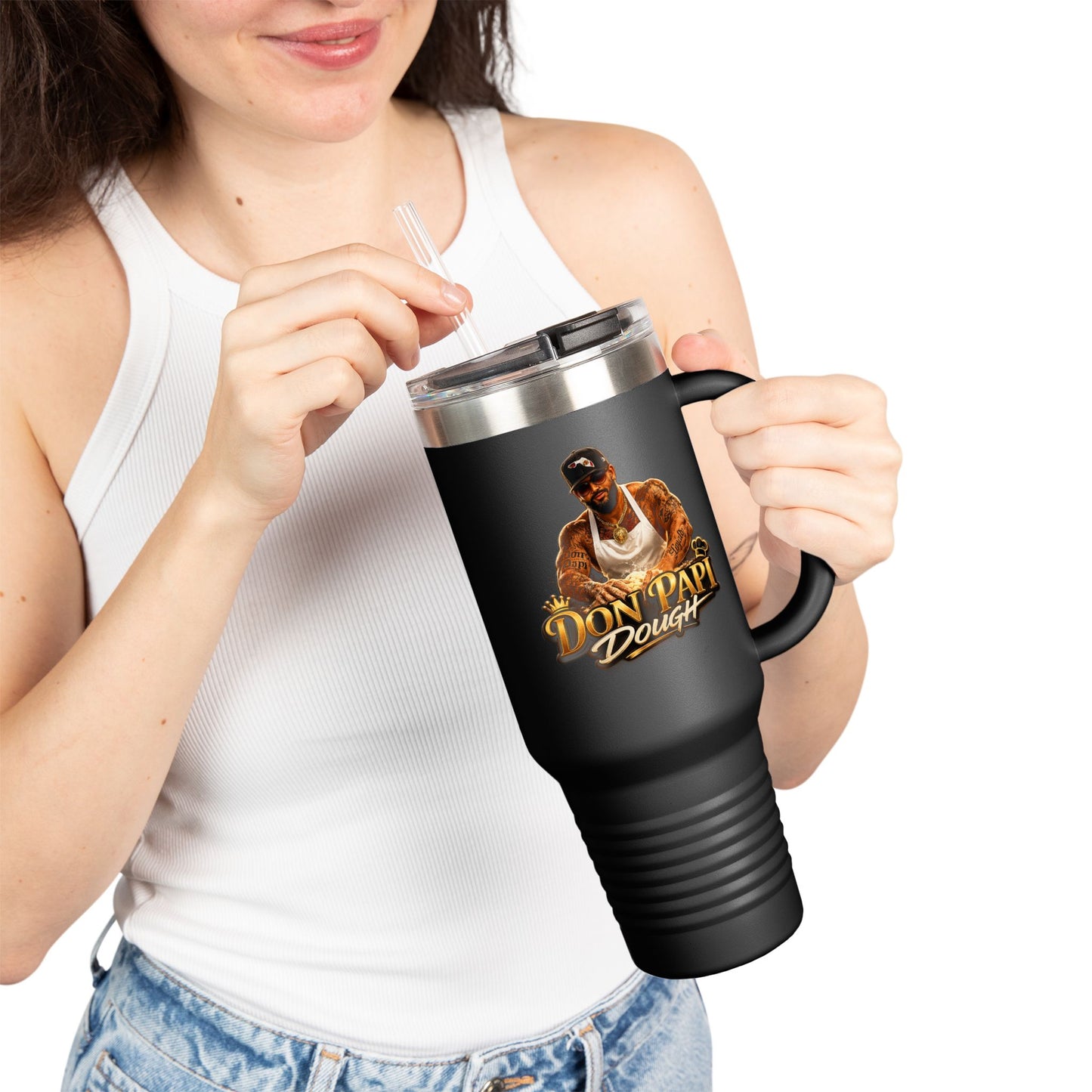 Don Papi Dough Logo Travel Mug | 40oz Insulated Tumbler