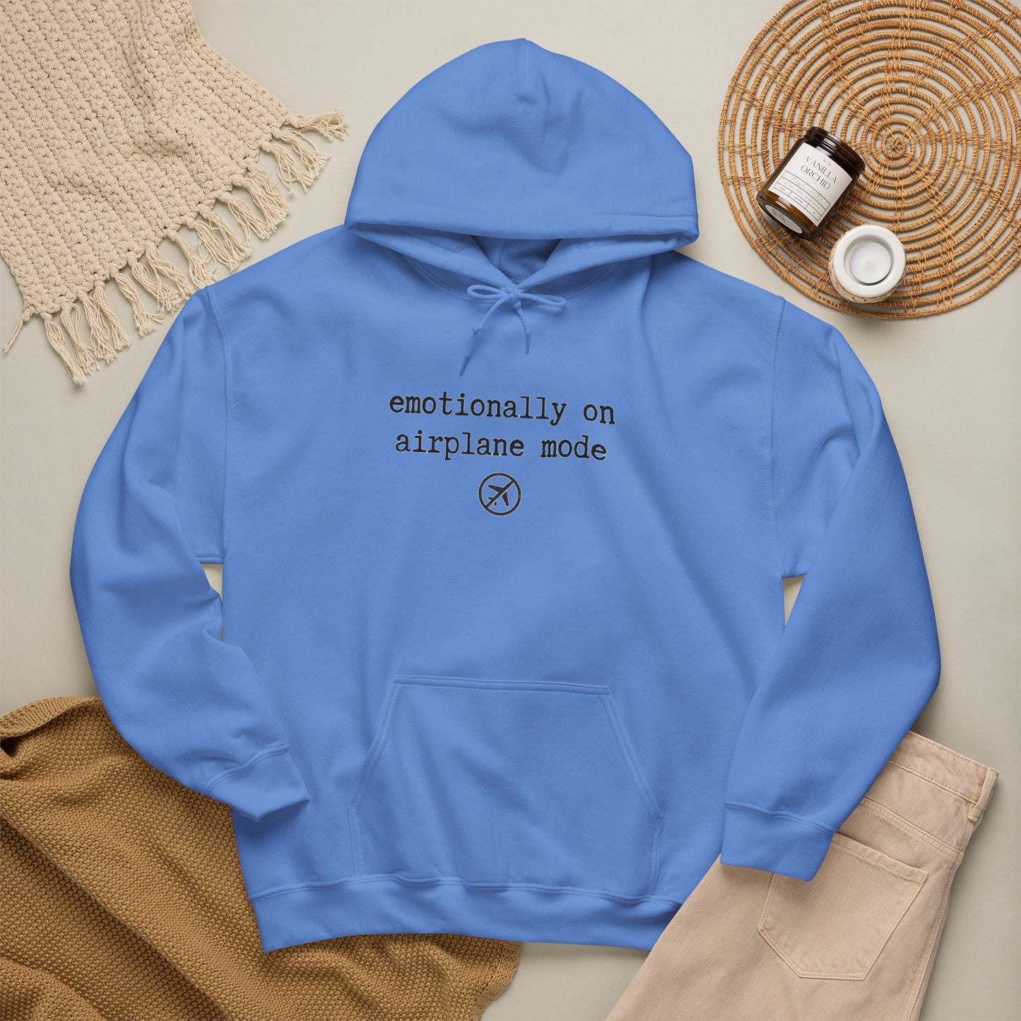 Emotionally on Airplane Mode Hoodie