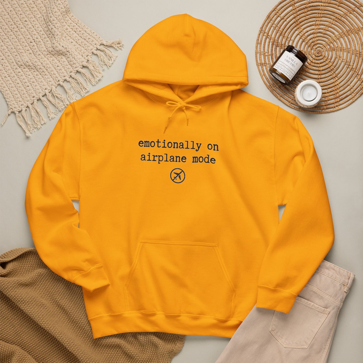 Emotionally on Airplane Mode Hoodie