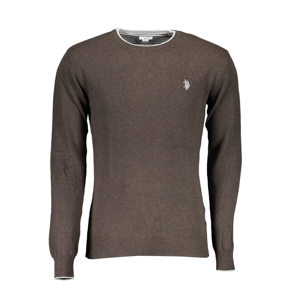 Brown Wool Men's Sweater