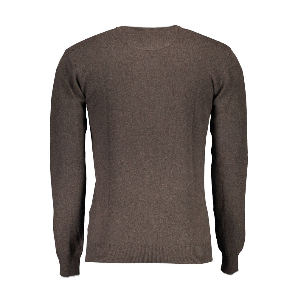 Brown Wool Men's Sweater