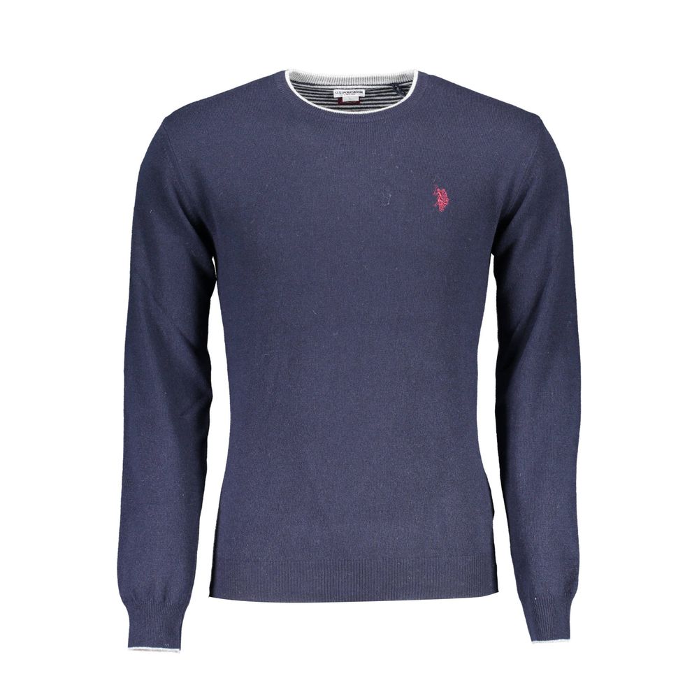 Blue Wool Men's Sweater