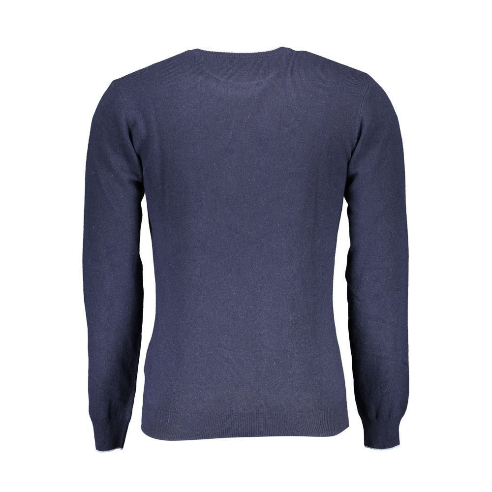 Blue Wool Men's Sweater