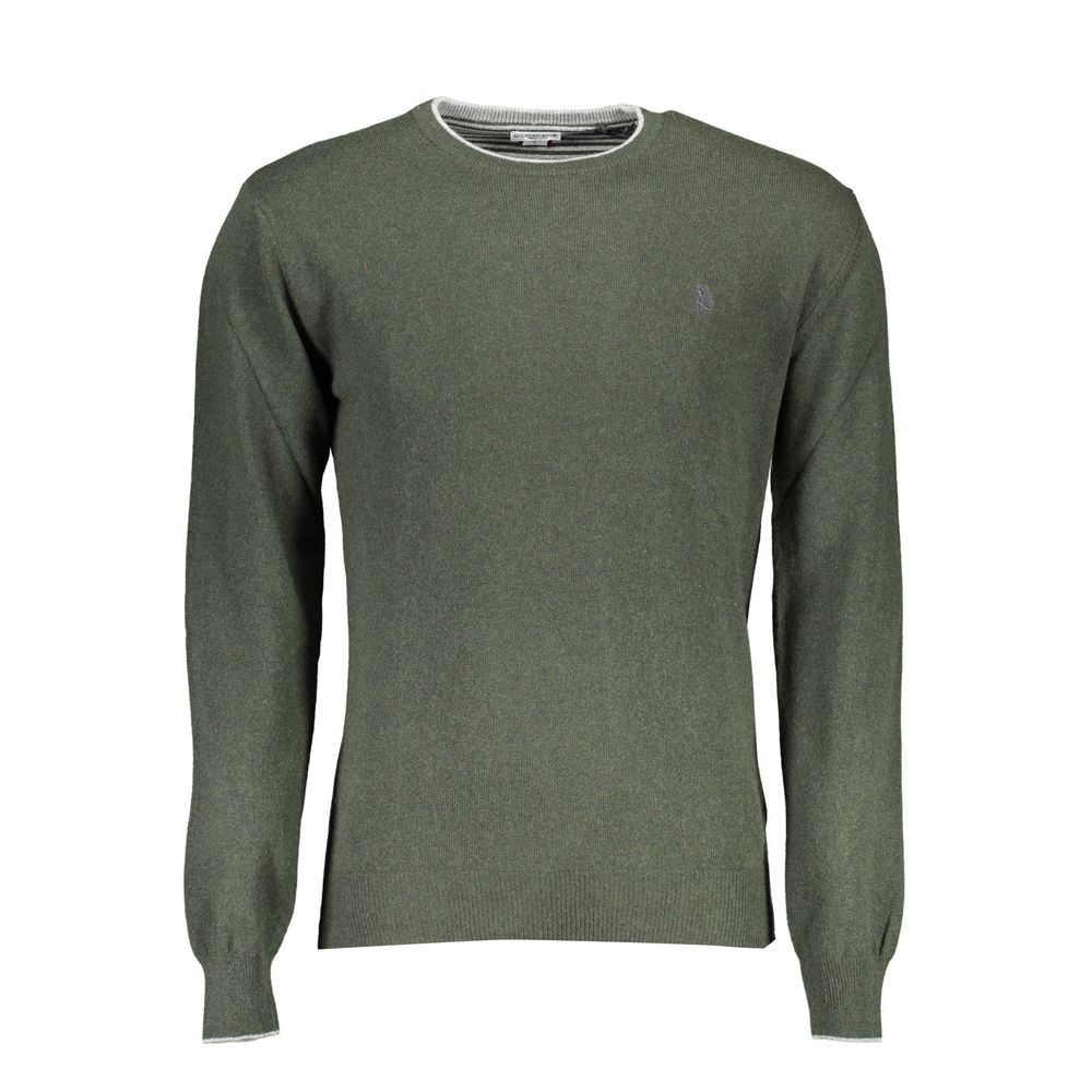 Green Wool Men's Sweater