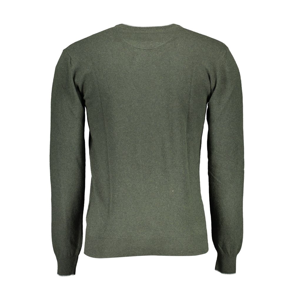 Green Wool Men's Sweater