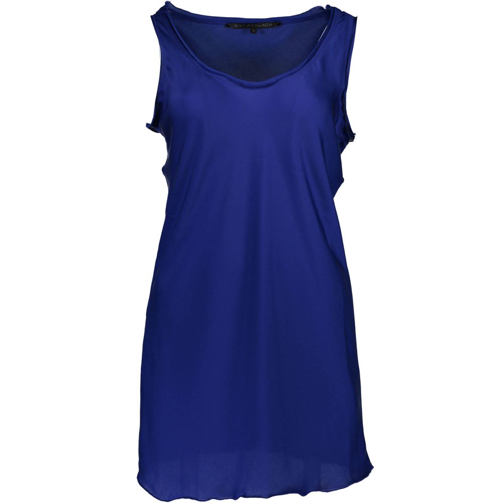 Blu Polyester Women T-Shirt