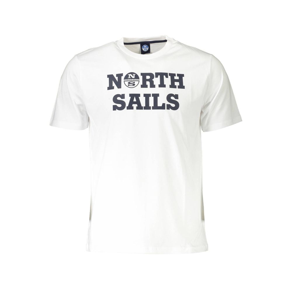 White Cotton Men's T-Shirt
